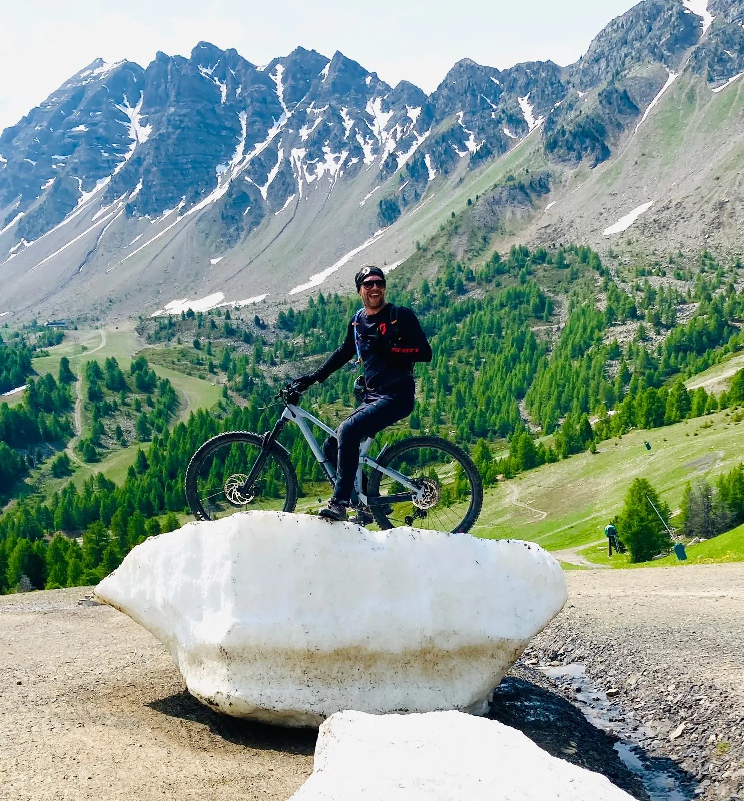 Vélo sur neige (hiver)